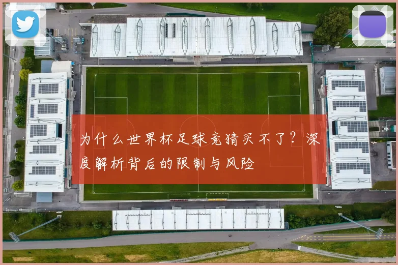 为什么世界杯足球竞猜买不了？深度解析背后的限制与风险