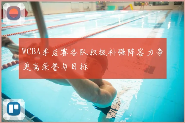 WCBA季后赛各队积极补强阵容力争更高荣誉与目标
